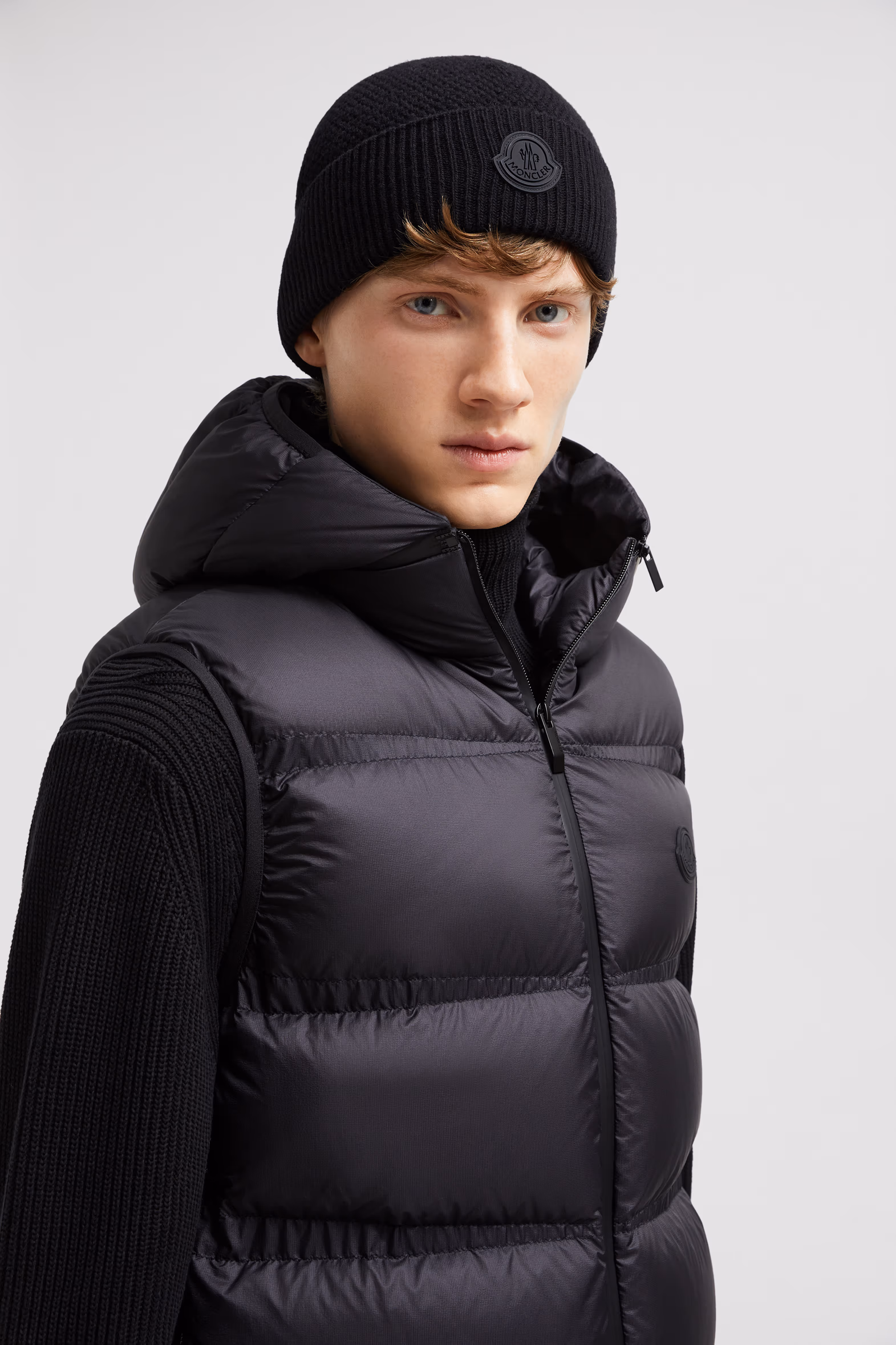 Gorro de lana Hombre Negro Moncler 2